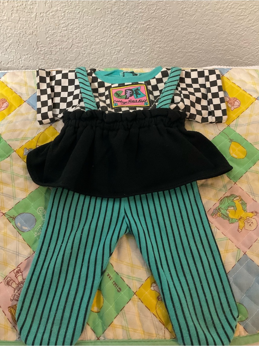 RARE Vintage Cabbage Patch Kid HASBRO Outfit For CPK Girl Dolls